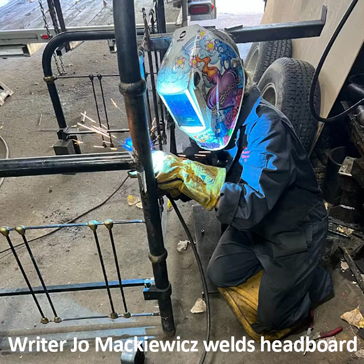 Jo Mackiewicz welding